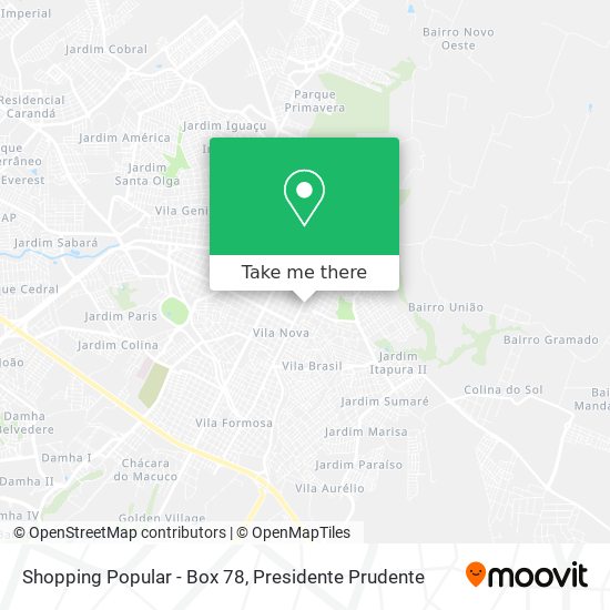 Shopping Popular - Box 78 map