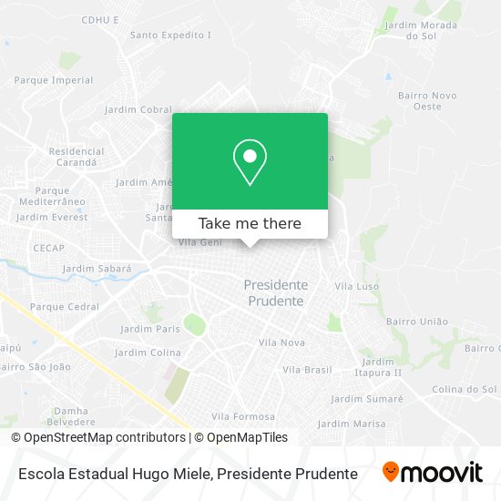 Escola Estadual Hugo Miele map