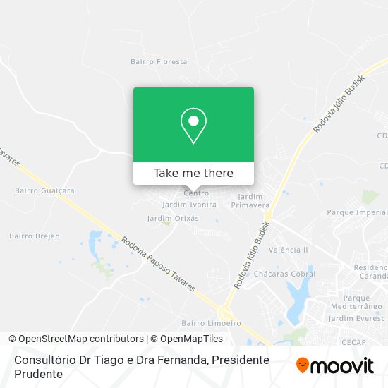 Consultório Dr Tiago e Dra Fernanda map