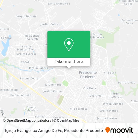 Igreja Evangelica Amigo De Fe map