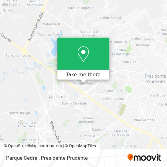 Parque Cedral map