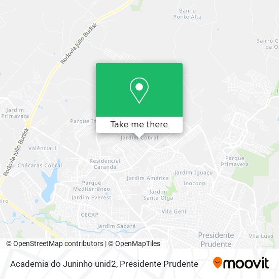 Academia do Juninho unid2 map