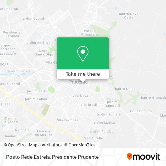 Posto Rede Estrela map