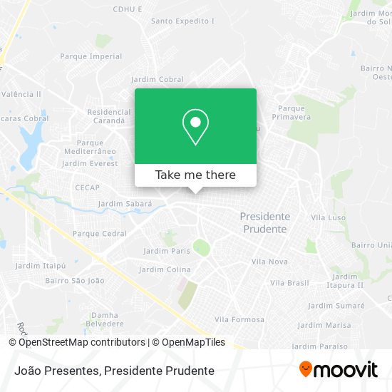 João Presentes map