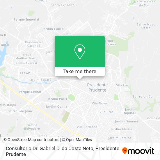 Consultório Dr. Gabriel D. da Costa Neto map