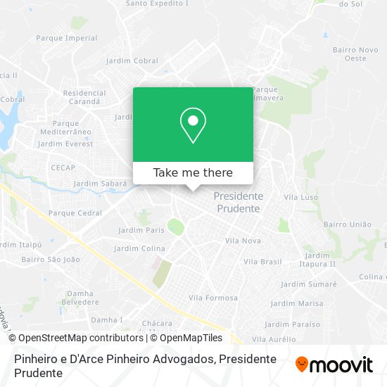 Pinheiro e D'Arce Pinheiro Advogados map