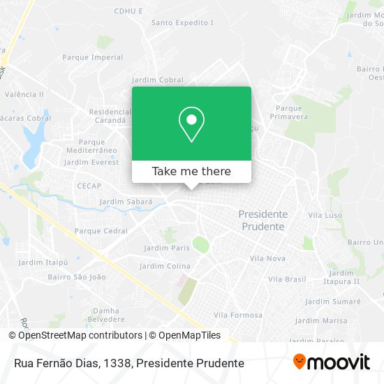 Rua Fernão Dias, 1338 map