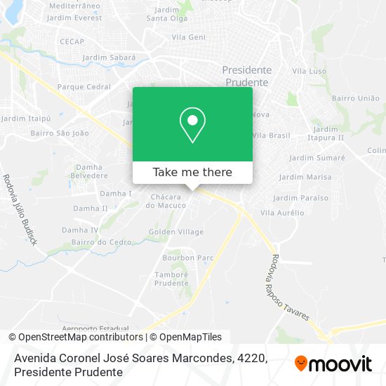 Avenida Coronel José Soares Marcondes, 4220 map