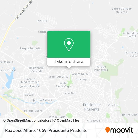Rua José Alfaro, 1069 map