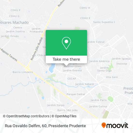 Rua Osvaldo Delfim, 60 map
