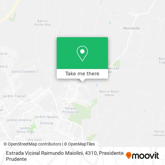 Estrada Vicinal Raimundo Maiolini, 4310 map