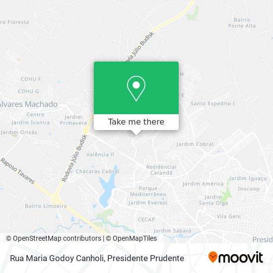 Rua Maria Godoy Canholi map