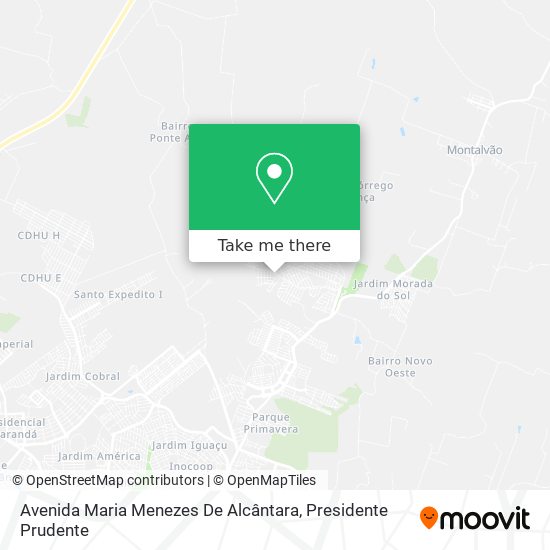 Avenida Maria Menezes De Alcântara map