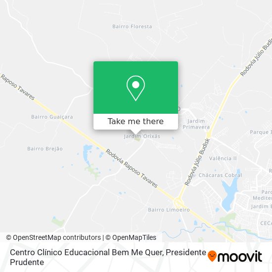 Centro Clínico Educacional Bem Me Quer map