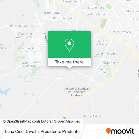 Luna Cine Drive In map