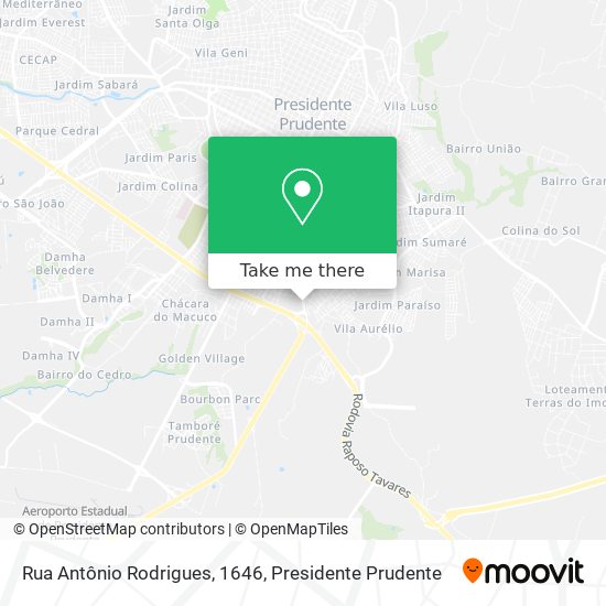 Rua Antônio Rodrigues, 1646 map