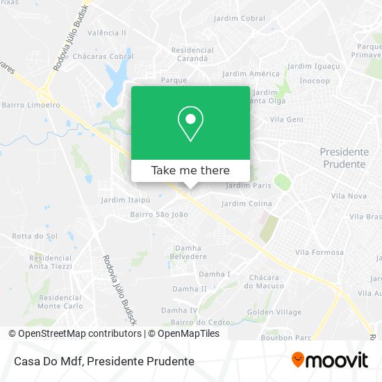 Casa Do Mdf map