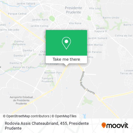 Rodovia Assis Chateaubriand, 455 map