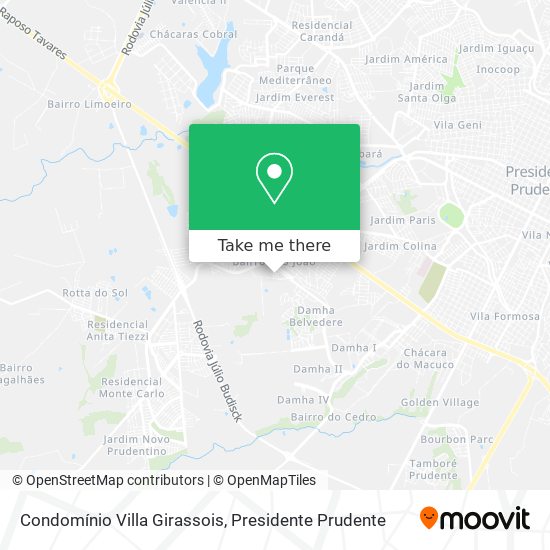 Condomínio Villa Girassois map