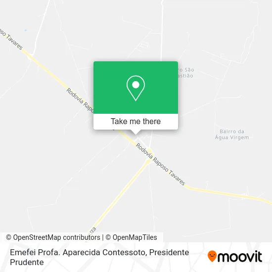 Emefei Profa. Aparecida Contessoto map