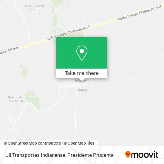 Jll Transportes Indianense map