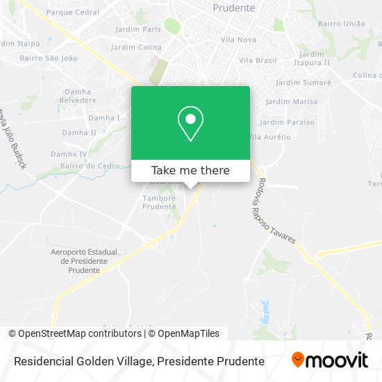 Mapa Residencial Golden Village