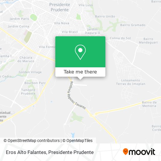 Eros Alto Falantes map