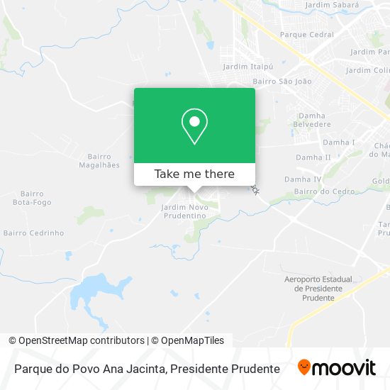 Parque do Povo Ana Jacinta map