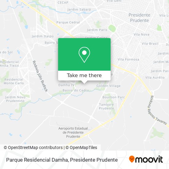 Mapa Parque Residencial Damha