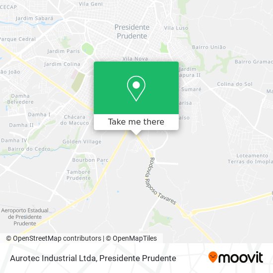 Aurotec Industrial Ltda map