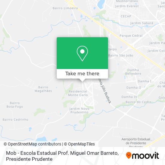 Mob - Escola Estadual Prof. Miguel Omar Barreto map