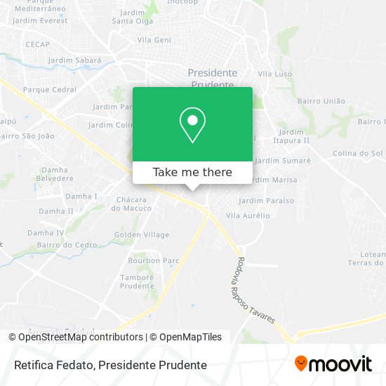Retifica Fedato map