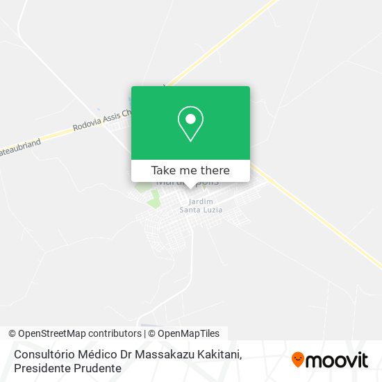 Consultório Médico Dr Massakazu Kakitani map