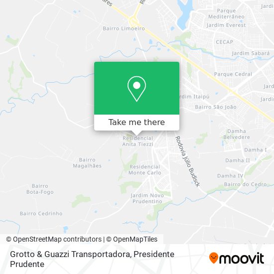 Grotto & Guazzi Transportadora map