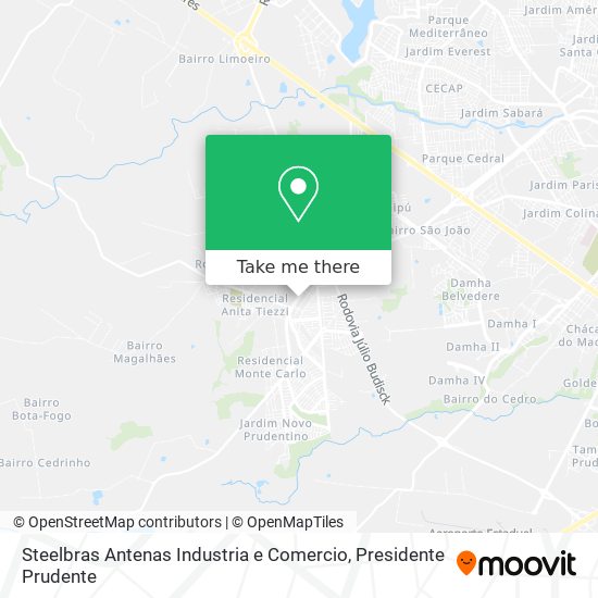 Steelbras Antenas Industria e Comercio map