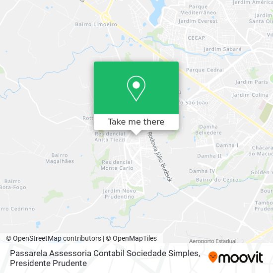 Passarela Assessoria Contabil Sociedade Simples map