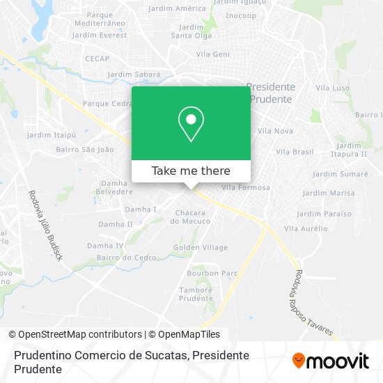 Prudentino Comercio de Sucatas map