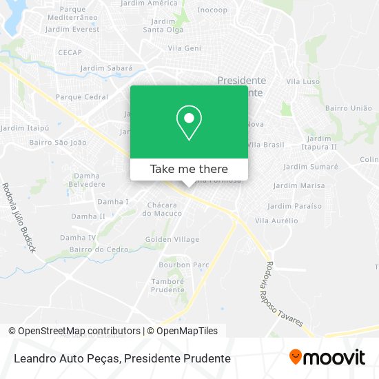 Leandro Auto Peças map
