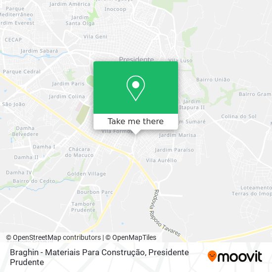 Braghin - Materiais Para Construção map