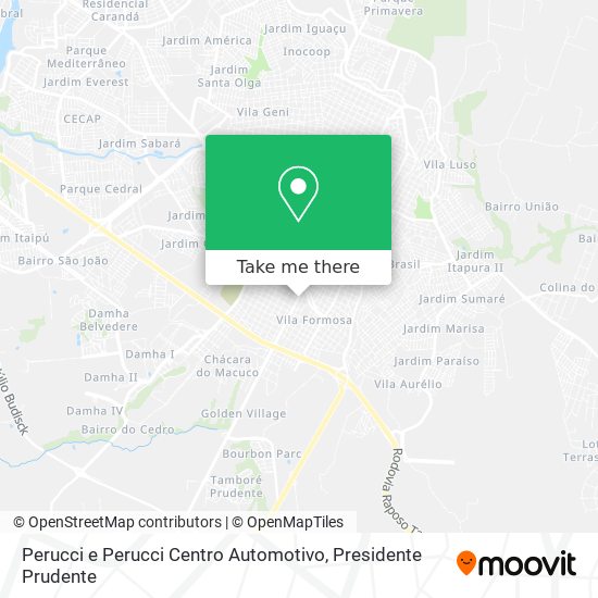 Perucci e Perucci Centro Automotivo map