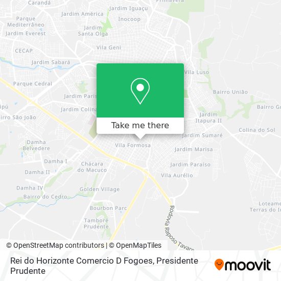 Rei do Horizonte Comercio D Fogoes map