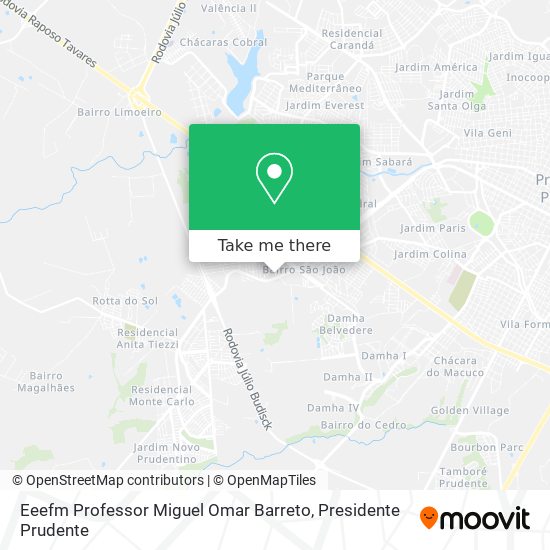 Eeefm Professor Miguel Omar Barreto map