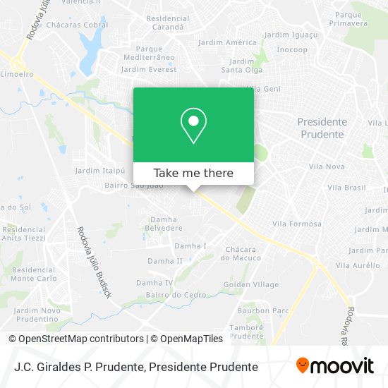 J.C. Giraldes P. Prudente map