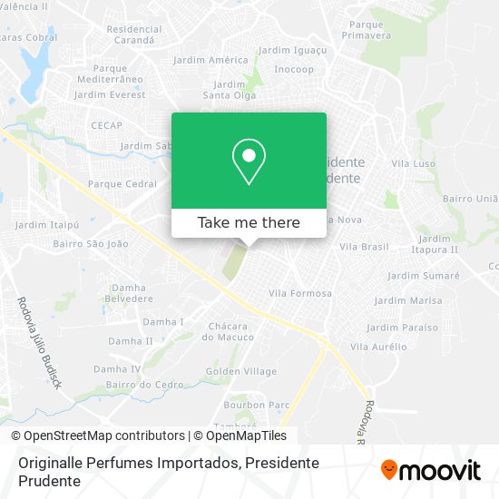 Originalle Perfumes Importados map
