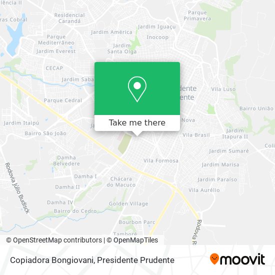 Copiadora Bongiovani map