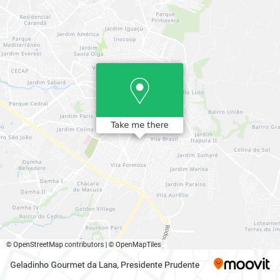 Geladinho Gourmet da Lana map