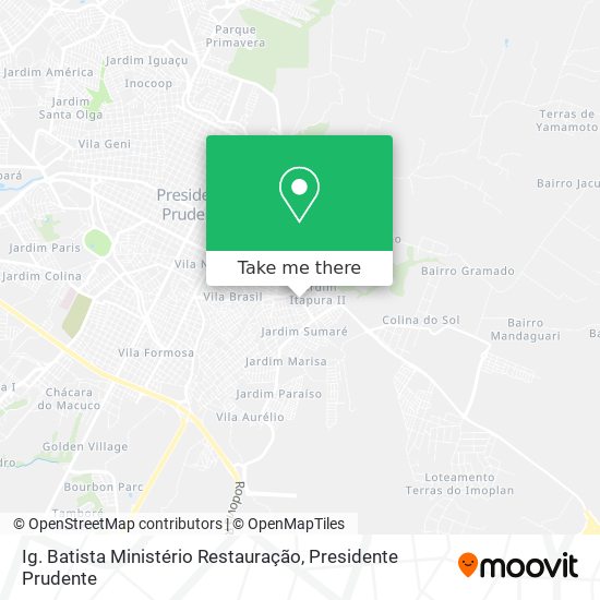 Ig. Batista Ministério Restauração map