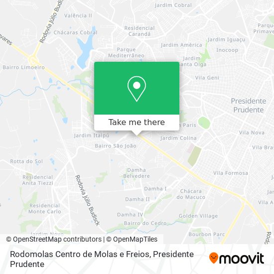 Rodomolas Centro de Molas e Freios map