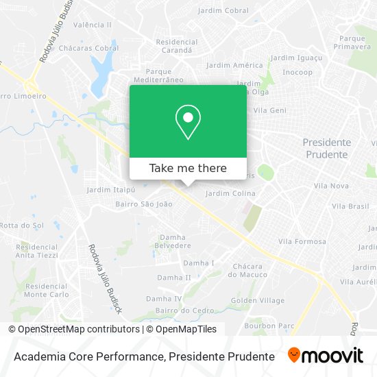 Academia Core Performance map
