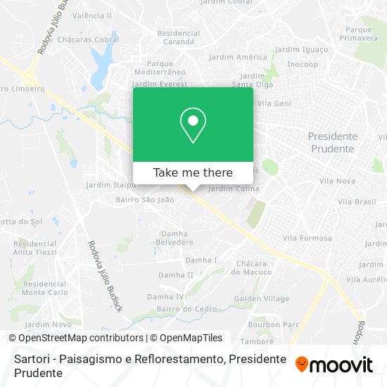 Sartori - Paisagismo e Reflorestamento map